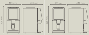 croquis dimensions machine 